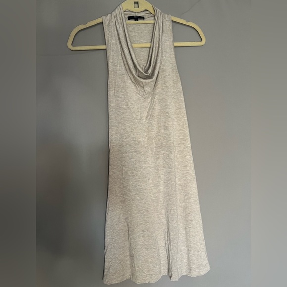 Cream Cowl Neck Dress - Picture 2 of 5